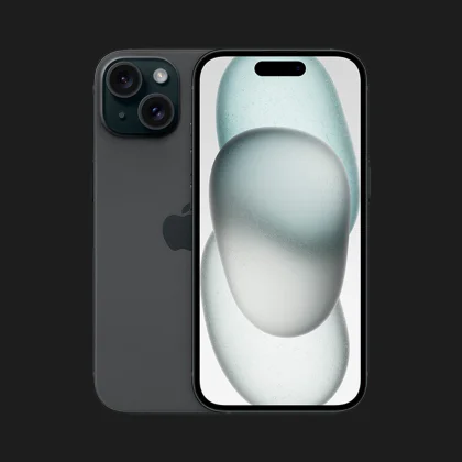 Купити Apple iPhone 15 256GB (Black) (e-Sim) — ціни ⚡, відгуки